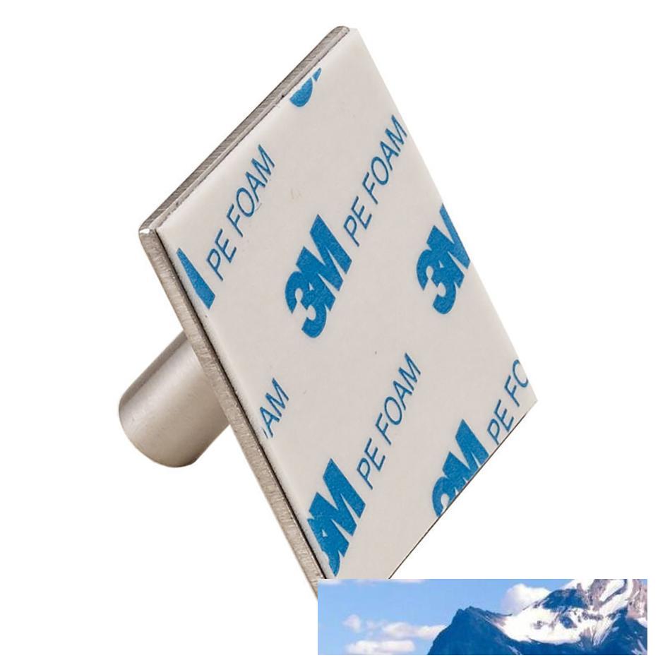 2pcs 3M Self Adhesive Wall Door Back Hooks Stainless Steel Hook Wall Key Coat Bag Holder Bathroom Kitchen Rustproof Towel Hooks