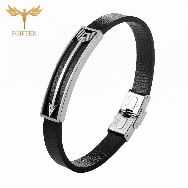 Stainless Steel Arrow Bracelet for Women High Quality Leather Bracelets Steel Custom Length
Stainless Steel Arrow Bracelet for Women High Quality Leather Bracelets Steel Custom Length