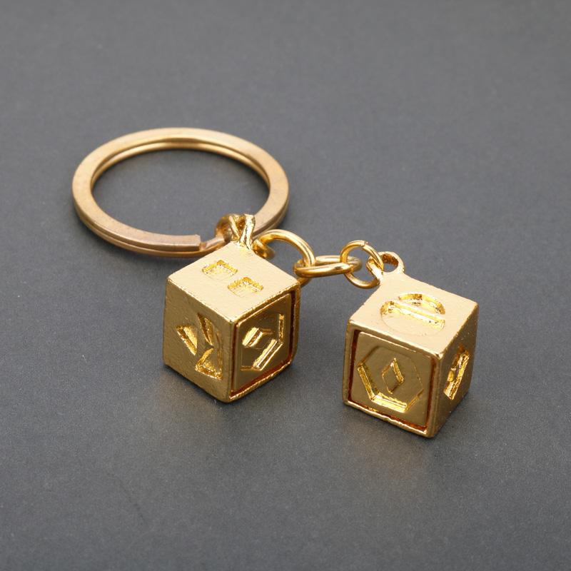 dongsheng Lucky DKeychain Pendant Key Chain for Women Men Fans Car Keyring Jewelry-50