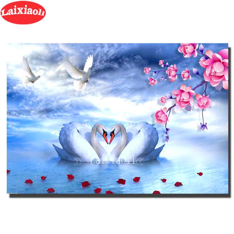 diy painting Romantic Swan Lake full square round drill diamond painting mosaic embroidery diamond cross stitch home decoration
diy painting Romantic Swan Lake full square round drill diamond painting mosaic embroidery diamond cross stitch home decoration