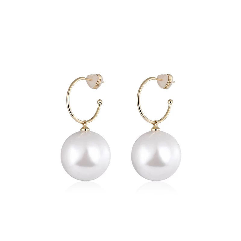 Fashion- spring and summer new listing marine series pearl short earrings female ladies temperament suitable for banquet