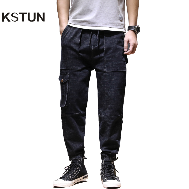 KSTUN Cargo Pants Men Jeans 2020 Dark Blue Jogger Jeans Elastic Waist Multi-pockets Baggy Men Pants Casual Trousers Plus Size 42
KSTUN Cargo Pants Men Jeans 2020 Dark Blue Jogger Jeans Elastic Waist Multi-pockets Baggy Men Pants Casual Trousers Plus Size 42