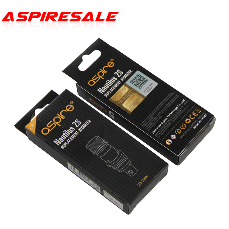 Aspire Nautilus 2S Coils 0.4ohm 0.7ohm Replacement BVC Coil Head For Nautilus 2S Tank with MTL and DL Vape 100% Original
Aspire Nautilus 2S Coils 0.4ohm 0.7ohm Replacement BVC Coil Head For Nautilus 2S Tank with MTL and DL Vape 100% Original