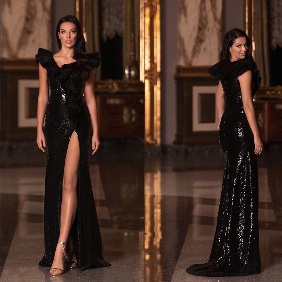 Mermaid Prom Dresses Deco Art Inspired Side Split Sequins Tulle Party Gowns Sweep Train Prom Gowns, Same as image
Mermaid Prom Dresses Deco Art Inspired Side Split Sequins Tulle Party Gowns Sweep Train Prom Gowns, Same as image