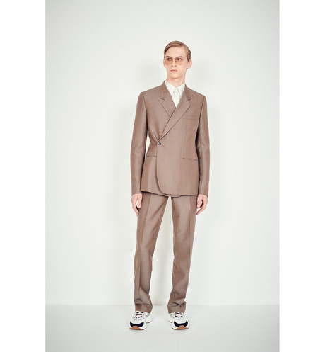 Unique Design Groom Wedding Tuxedos Side One Button Slim Fit Mens 2 Pieces Pants Suits Formal Dinner Party Prom Blazer Suits