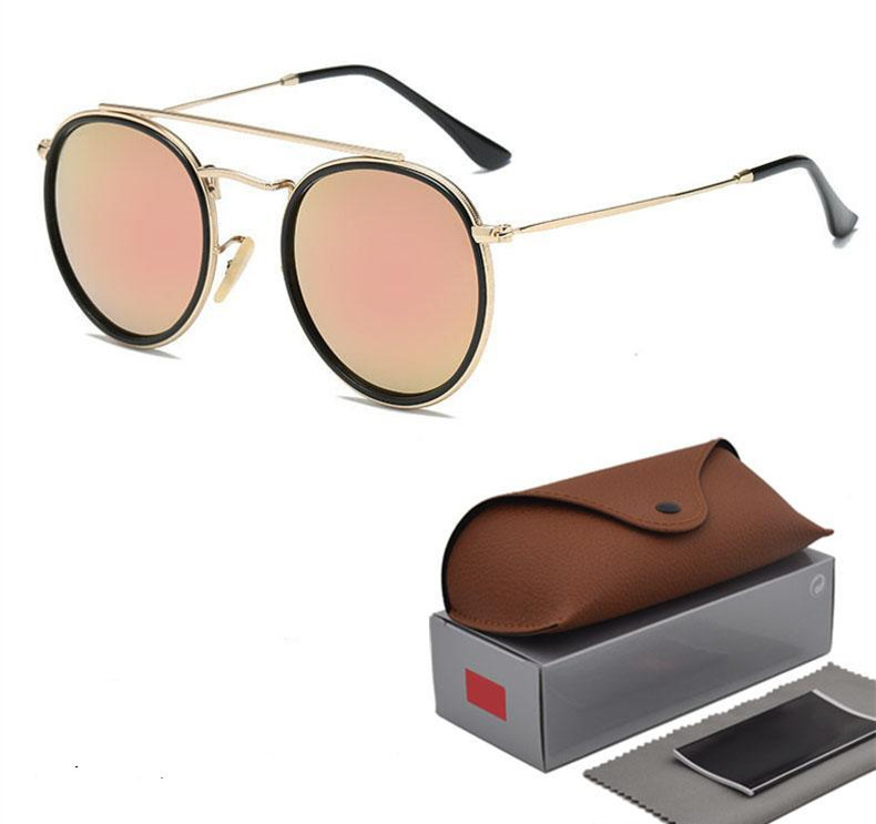 Brand Designer Round Metal Sunglasses Men Women Steampunk Fashion Glasses Retro Vintage Sun glasses with free cases and box, White;black
Brand Designer Round Metal Sunglasses Men Women Steampunk Fashion Glasses Retro Vintage Sun glasses with free cases and box, White;black