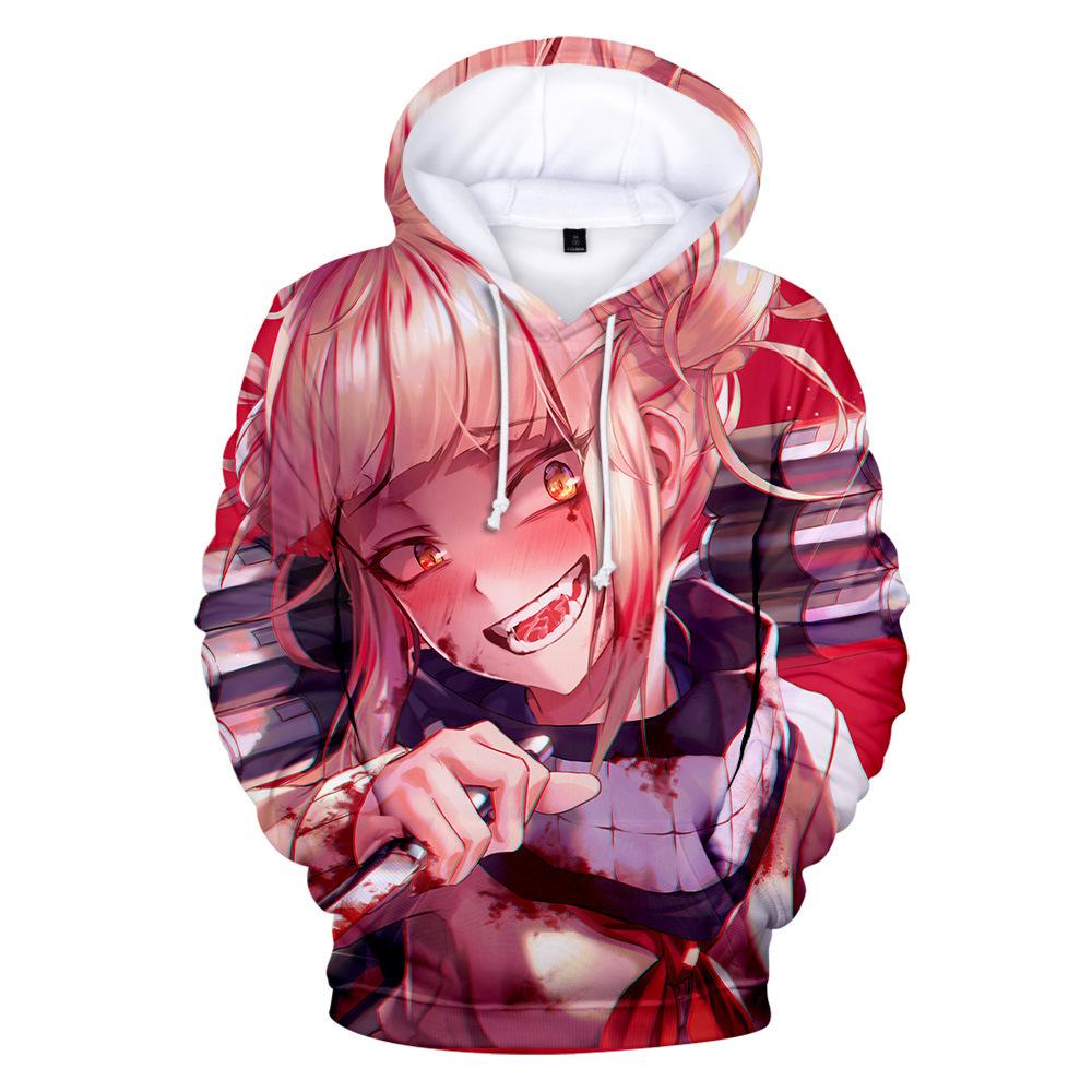 My Hero Academia Sweatshirts Hoodie Izuku Bakugou Shoto All Might 3D Print Pullover Cospaly Jacket Kids Adult Size Unisex Coat