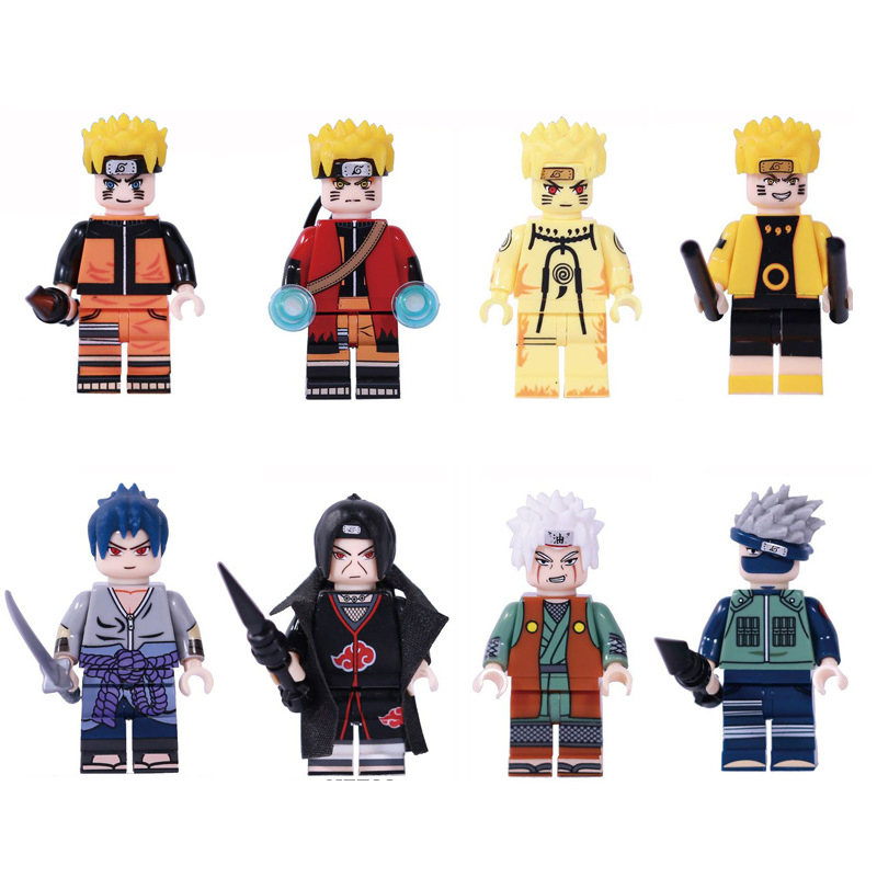 Japan Cartoon Anime NARUTO Hokage Ninja Uzumaki Naruto Hatake Kakashi Uchiha Sasuke Itachi Jiraiya Mini Action Figure Building Blocks Toy
Japan Cartoon Anime NARUTO Hokage Ninja Uzumaki Naruto Hatake Kakashi Uchiha Sasuke Itachi Jiraiya Mini Action Figure Building Blocks Toy