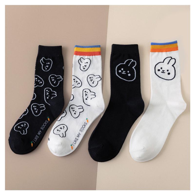 Funny Cotton Socks for Women Happy Cute Cartoon Pattern White Black Casual Crew Sock New Season Harajuku Style
Funny Cotton Socks for Women Happy Cute Cartoon Pattern White Black Casual Crew Sock New Season Harajuku Style
