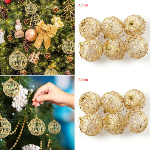 6PCS New Christmas Decorations Baubles Tree Xmas Balls Party Wedding Ornament Parties Festivals Decorations
6PCS New Christmas Decorations Baubles Tree Xmas Balls Party Wedding Ornament Parties Festivals Decorations