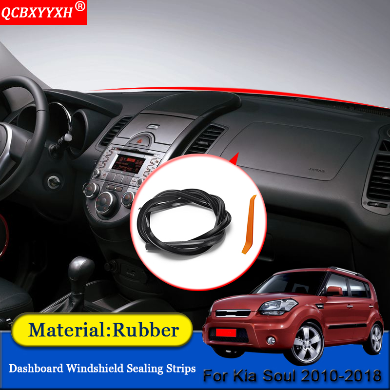 QCBXYYXH Car-styling Car Rubber Anti-Noise Soundproof Dustproof Car Dashboard Windshield Sealing Strips For Kia Soul 2010-2018
QCBXYYXH Car-styling Car Rubber Anti-Noise Soundproof Dustproof Car Dashboard Windshield Sealing Strips For Kia Soul 2010-2018