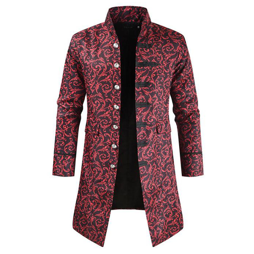 Men' Jackets Men Vintage Gothic Long Jacket Steampunk Trench Coat Frock Cardigan Outwear Overcoat Medieval Cosplay Costume
Men' Jackets Men Vintage Gothic Long Jacket Steampunk Trench Coat Frock Cardigan Outwear Overcoat Medieval Cosplay Costume