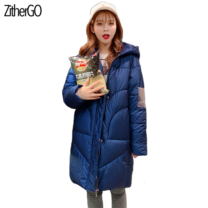ZitherGo Winter Jacket Women Coat 2019 Cotton Padded Jacket Long Hooded Thicken Female Parkas Fashoin Outerwear, Blue
ZitherGo Winter Jacket Women Coat 2019 Cotton Padded Jacket Long Hooded Thicken Female Parkas Fashoin Outerwear, Blue