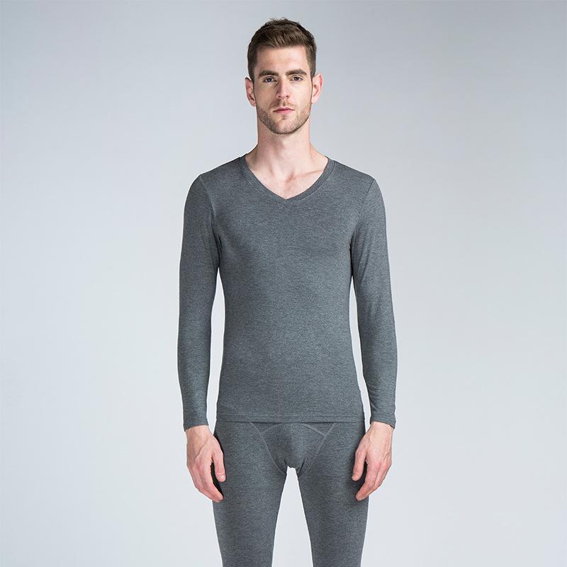 New 2020 long Johns men's thermal underwear v-neck stretch shaping XL-6XL size