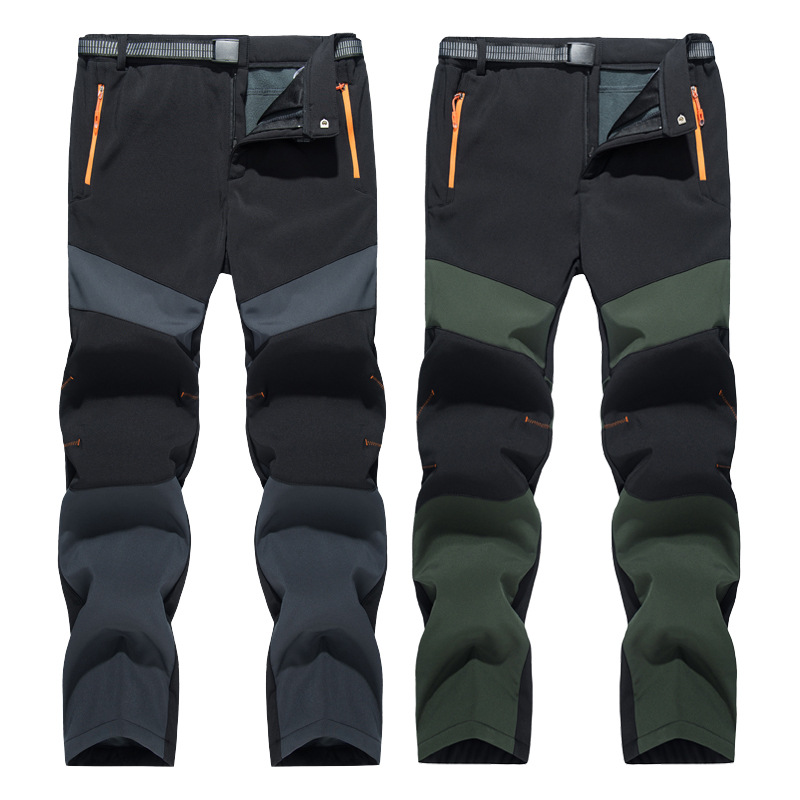 New Autumn and Winter Men' Climbing pants Outdoor Plus Velvet Thickening Warm Waterproof Windproof Season Hiking Pant, Black
New Autumn and Winter Men' Climbing pants Outdoor Plus Velvet Thickening Warm Waterproof Windproof Season Hiking Pant, Black