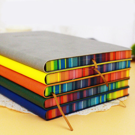 Cute Notebook A6/A5/16K Leather Journal Daily Planer Memos Hardcover Notebook Thick Paper Rainbow Edge Note Book Stationery
Cute Notebook A6/A5/16K Leather Journal Daily Planer Memos Hardcover Notebook Thick Paper Rainbow Edge Note Book Stationery