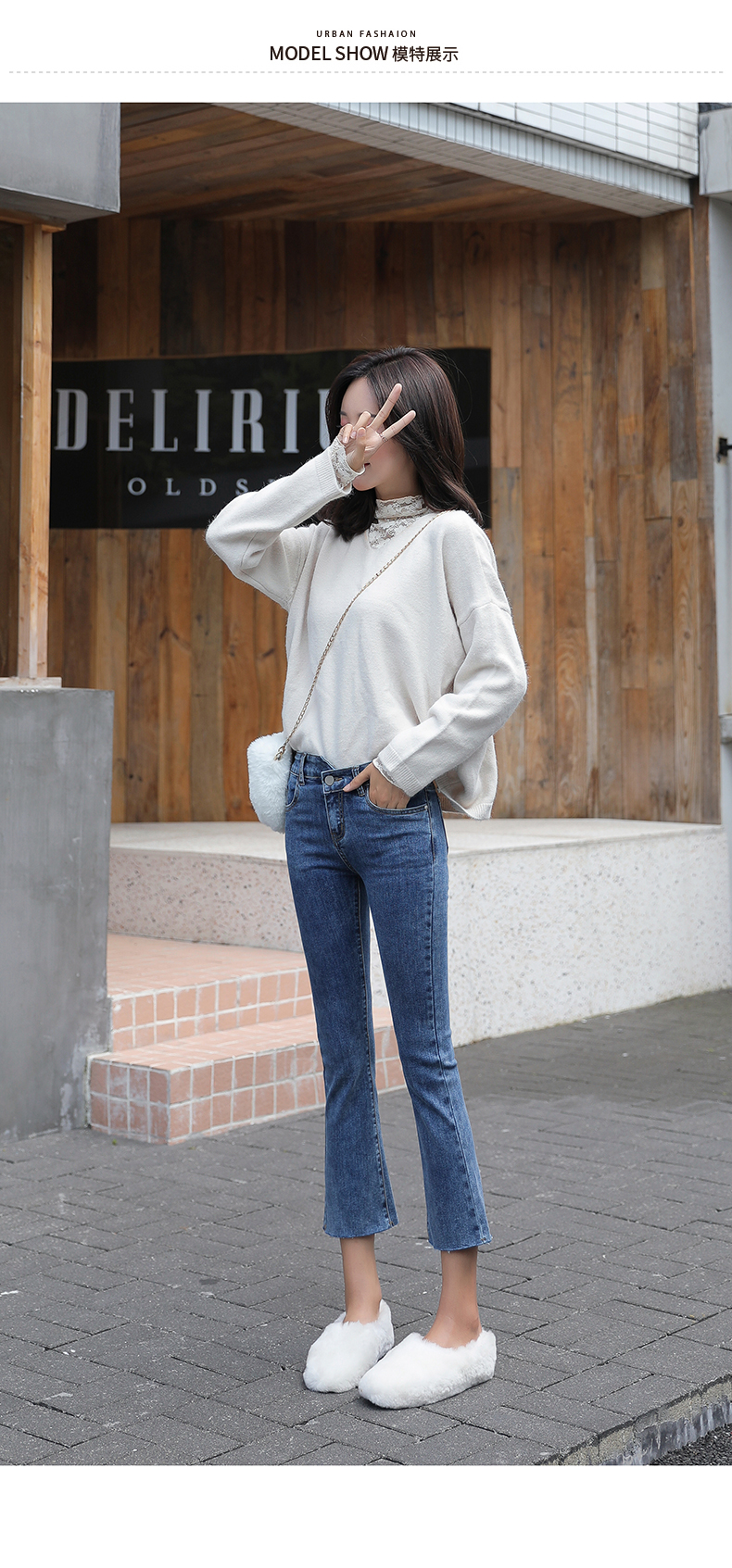 The Blue Spring New Pencil Pants Restoring Ancient Ways Of Tall Waist Show Thin Tight Web Celebrity Feet Long Pants
The Blue Spring New Pencil Pants Restoring Ancient Ways Of Tall Waist Show Thin Tight Web Celebrity Feet Long Pants