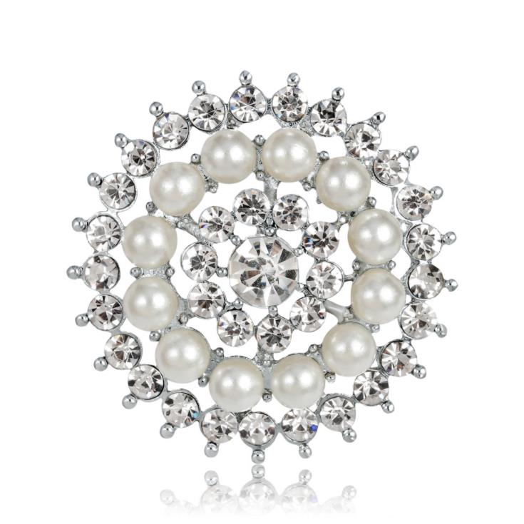 Crystal Sunflower Star Brooch Pins Pearl Rhinestone Fashion Brooches Wedding Party Jewelry for Men and Women, White
Crystal Sunflower Star Brooch Pins Pearl Rhinestone Fashion Brooches Wedding Party Jewelry for Men and Women, White