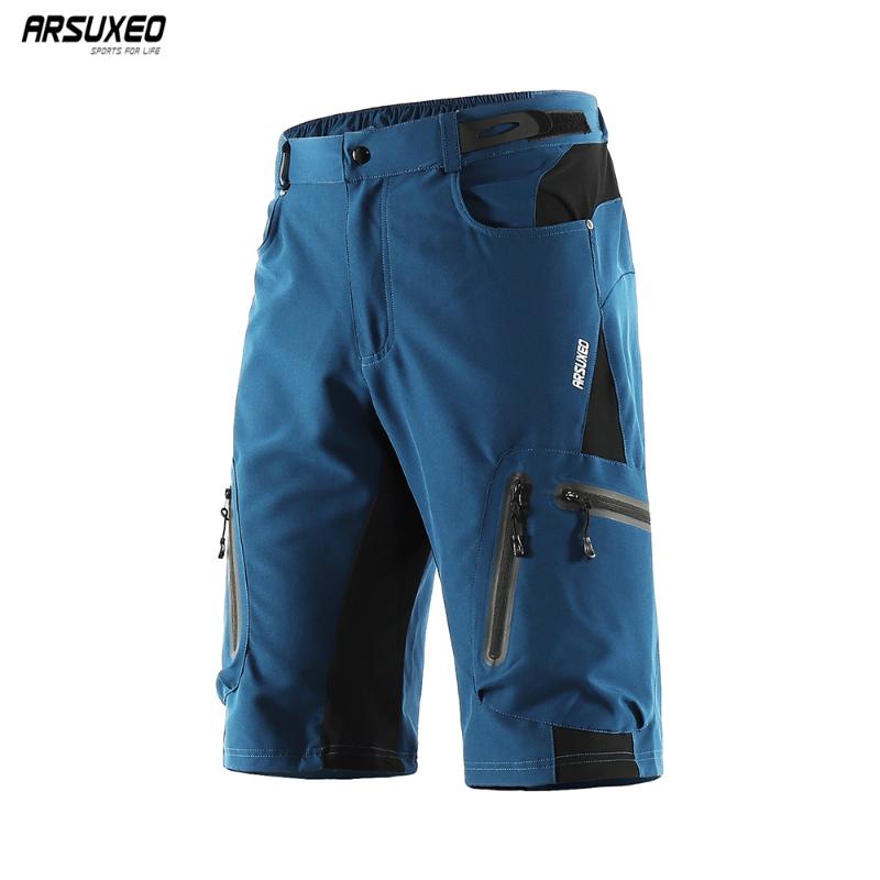 ARSUXEO Men' Reflective Cycling Shorts Outdoor Sports MTB Shorts Mountain Bike Bicycle Pro Racing Breathable Loose Fit, Black
ARSUXEO Men' Reflective Cycling Shorts Outdoor Sports MTB Shorts Mountain Bike Bicycle Pro Racing Breathable Loose Fit, Black