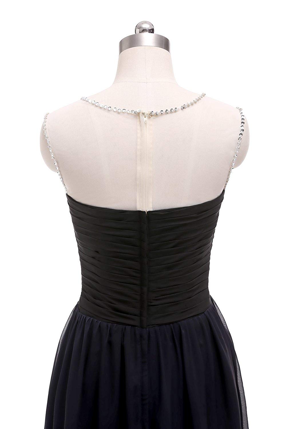 New Sexy 2019 Real Scoop Crystals Gradient Prom Dresses Short Chiffon Plus Size Ombre Cocktail Homecoming Party Gown QC1316