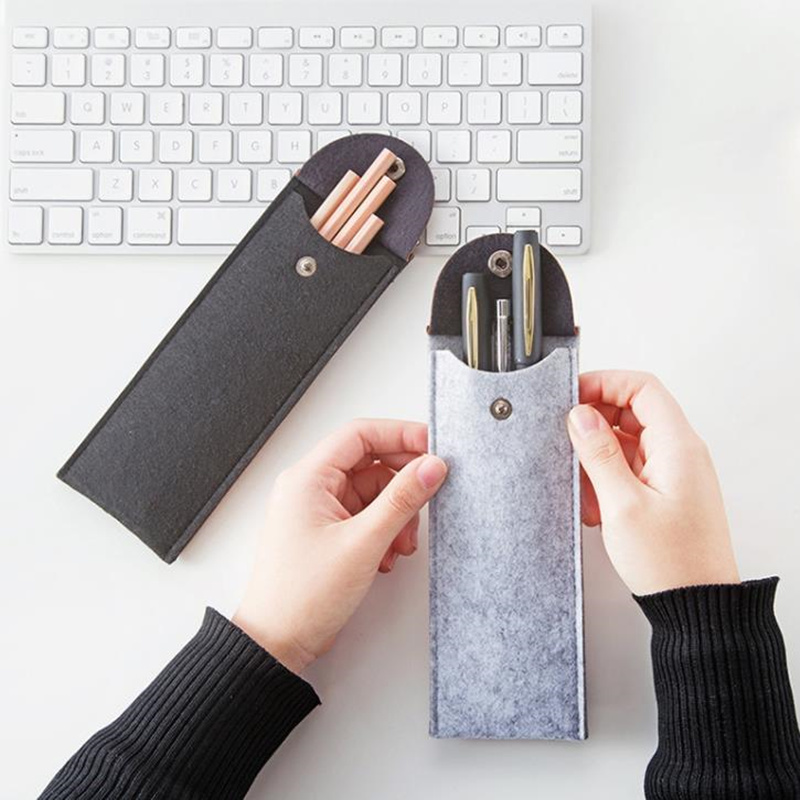 Simple Solid Color Felt Pencil Case Cute Pen Case Stationery Portable Makeup Bag Fast Shipping F2411
Simple Solid Color Felt Pencil Case Cute Pen Case Stationery Portable Makeup Bag Fast Shipping F2411