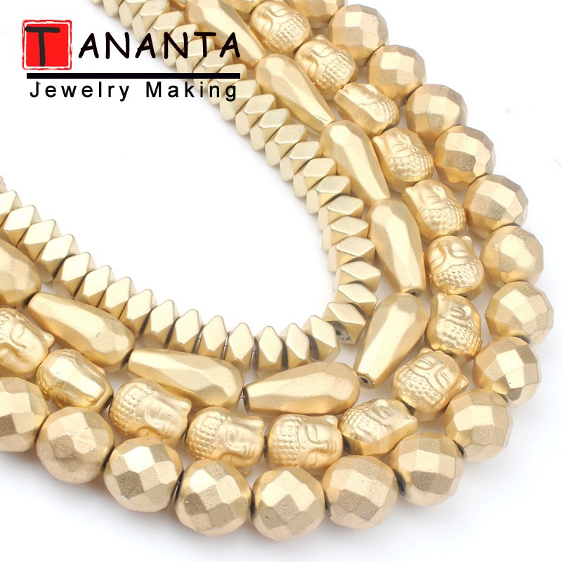 Other Natural Faceted Matte Hematite Stone Beads Gold Colos Buddha Head Round Water Drop For Jewelry Making Diy Bracelet 15inch
Other Natural Faceted Matte Hematite Stone Beads Gold Colos Buddha Head Round Water Drop For Jewelry Making Diy Bracelet 15inch