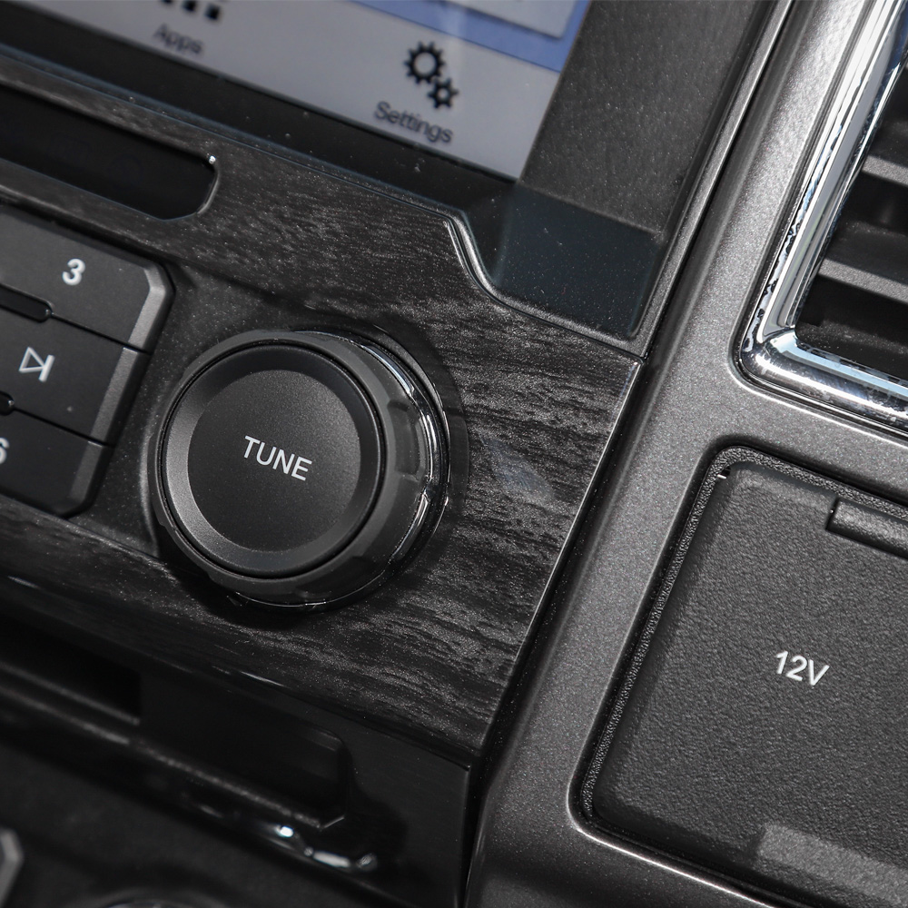 Central Control Volume Adjustment Panel ABS Decoration Covers For Ford F150 Car styling Interior Accessories