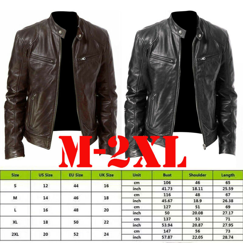 Men Genuine Lambskin Leather Jacket BLACK & BROWN 2019 New Fashion Man Winter Warm Slim Fit Zipper Biker Jacket Coat Streewear