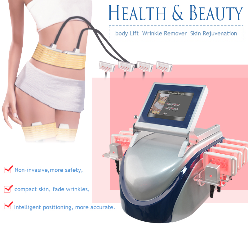 10 laser pads 160mw dual wavelength lipolaser slimming machine diode lipo lazer lipolysis fat reduction beauty equipment
10 laser pads 160mw dual wavelength lipolaser slimming machine diode lipo lazer lipolysis fat reduction beauty equipment