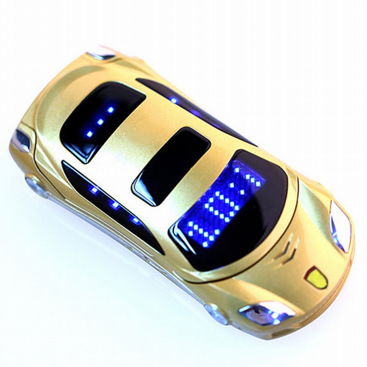 Novelty F15 Unlocked Flip Phone Dual Sim Mini Sports Car Model Blue Flashlight Bluetooth Mobile Phone GSM 85090018001900MHz4924927 - view 7