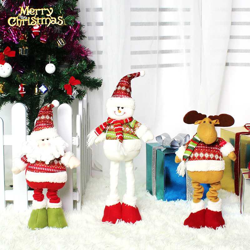 Hot Christmas Stretchable Santa Claus Snowman Reindeer Doll Decoration Xmas Tree Hanging Ornaments Pendant Gift New
Hot Christmas Stretchable Santa Claus Snowman Reindeer Doll Decoration Xmas Tree Hanging Ornaments Pendant Gift New