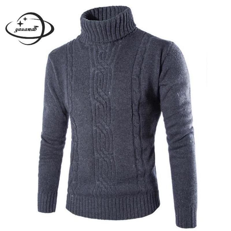 YAUAMDB men sweater winter autumn size -2XL male turtleneck knitted pullovers casual warm solid jumper Slim knitwear y45, Gray
YAUAMDB men sweater winter autumn size -2XL male turtleneck knitted pullovers casual warm solid jumper Slim knitwear y45, Gray