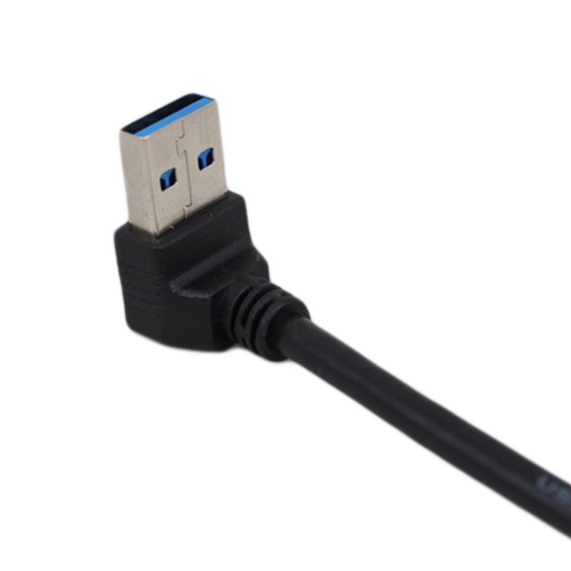 USB 3.0 Extension Cable A Male to Female Adapter Cable Angle Extension Extender Fast Transmission Left/Right/Up/Down