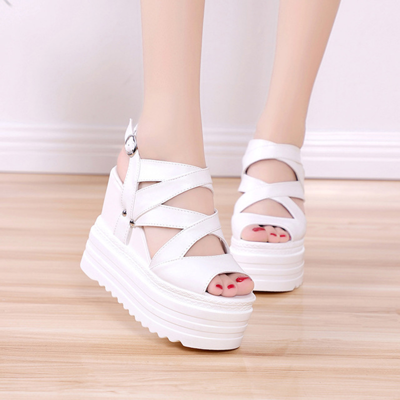 High Heels Gladiator Sandals Women Platform Shoes 2019 Summer Fashion Leather Wedges Female Sandal Chunky Sandals For Woman Shoe, Black
High Heels Gladiator Sandals Women Platform Shoes 2019 Summer Fashion Leather Wedges Female Sandal Chunky Sandals For Woman Shoe, Black