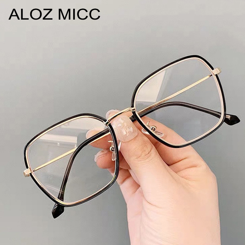 aloz micc fashion transparent woman glasses frame designer metal square optical frames glasses woman eyeglasses glassa690, Black
aloz micc fashion transparent woman glasses frame designer metal square optical frames glasses woman eyeglasses glassa690, Black