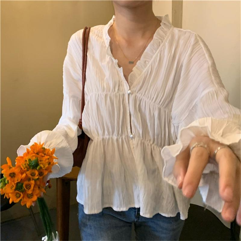 Japanese Kawaii Sweet Casual Chiffon Woman T-Shirts For Tops Blusas Sexy Shirt 2020 Summer V-Neck Puff Sleeve T Shirt Feminina, Pink
Japanese Kawaii Sweet Casual Chiffon Woman T-Shirts For Tops Blusas Sexy Shirt 2020 Summer V-Neck Puff Sleeve T Shirt Feminina, Pink