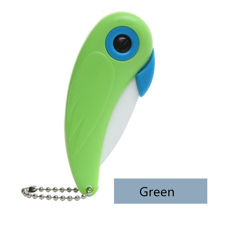 Whole2016 Cooking Tools Mini Bird Ceramic Knife Gift Knife Pocket Ceramic Folding Knives Pocket Kitchen Fruit Paring Knife4574333