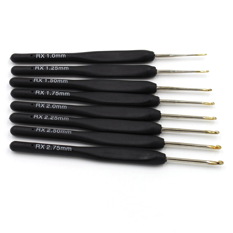 8Pcs / set Black Knitting Needles Plastic Handle Crochet hooks for Knit DIY Craft Loom Tool Weaving Kit Braid
8Pcs / set Black Knitting Needles Plastic Handle Crochet hooks for Knit DIY Craft Loom Tool Weaving Kit Braid
