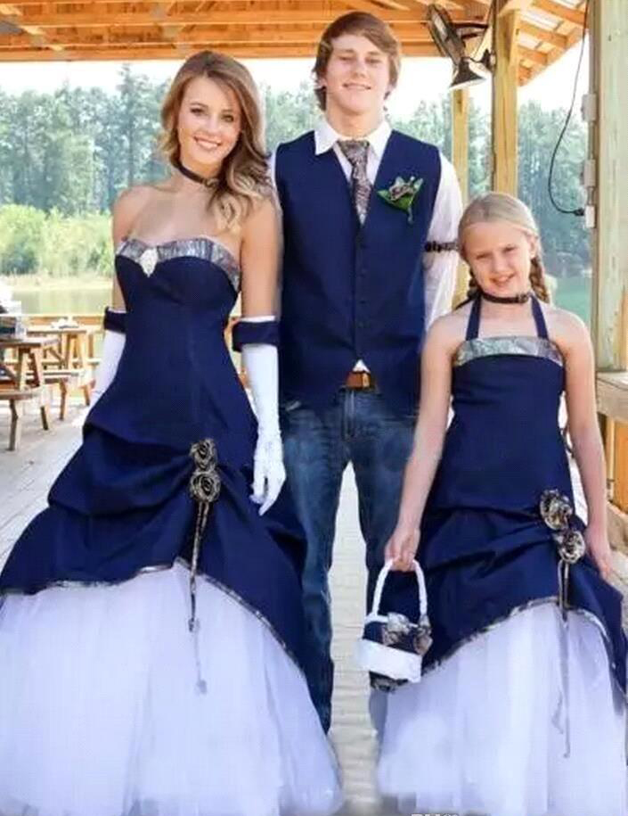 High Quality Sweetheart Wedding Dress Cowboy Camo A Line Country Garden Church Formal Bride Bridal Gown Custom Made Plus Size