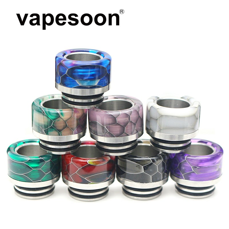 VapeSoon 810 Stainless Steel With Resin Drip Tip Snake Style SS Acrylic Pacakge Fast Shipping
VapeSoon 810 Stainless Steel With Resin Drip Tip Snake Style SS Acrylic Pacakge Fast Shipping