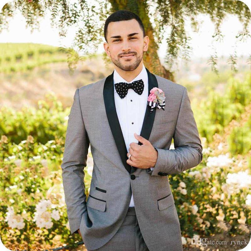 Grey Groom Tuxedo Men Suits for Wedding 2Piece Black Shawl Lapel Groomsmen Suit Blazer Jacket Peaked Lapel Costume Homme Terno Masculino, Gray
Grey Groom Tuxedo Men Suits for Wedding 2Piece Black Shawl Lapel Groomsmen Suit Blazer Jacket Peaked Lapel Costume Homme Terno Masculino, Gray