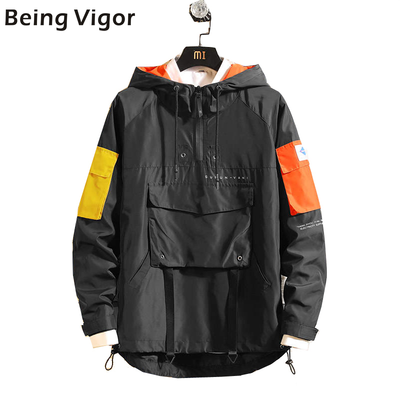 Mens Anorak Jackets 2019 Men Hip-Hop Outwear Autumn Fashion Hit Color Patchwork Casual Streetwear Male Jackette Outdoor Coat V191202, Black
Mens Anorak Jackets 2019 Men Hip-Hop Outwear Autumn Fashion Hit Color Patchwork Casual Streetwear Male Jackette Outdoor Coat V191202, Black