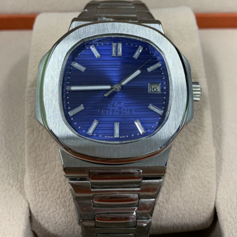 40mm Mens Watch 1978-2018 40th Anniversary Special Automatic Mechanical Movement Blue Dial Sapphire Glass 316 Stainless Steel Case BDFL, With box
40mm Mens Watch 1978-2018 40th Anniversary Special Automatic Mechanical Movement Blue Dial Sapphire Glass 316 Stainless Steel Case BDFL, With box