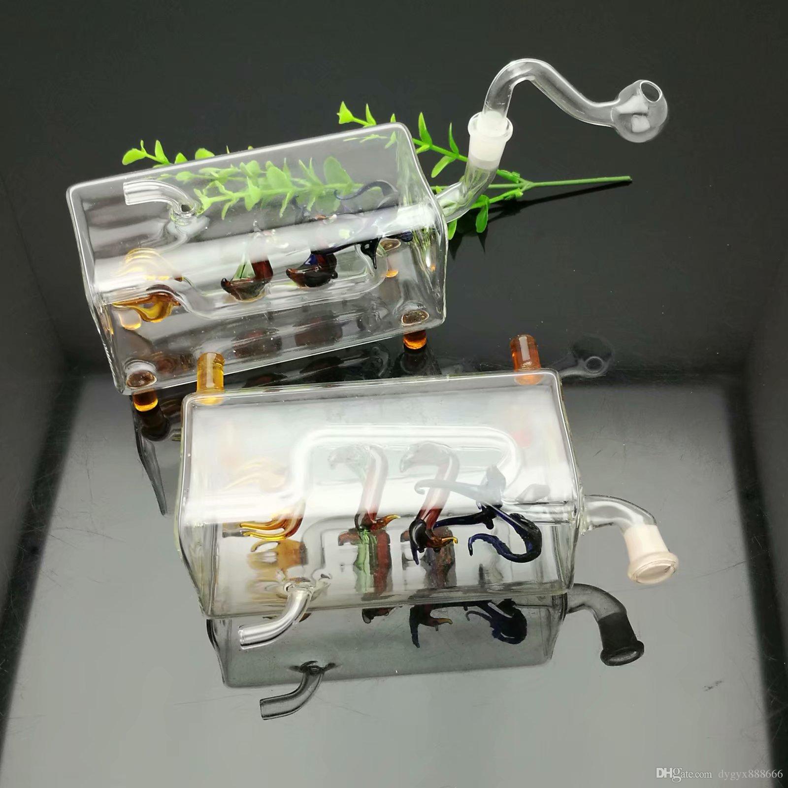 Super-large square tube double-bird silent filter glass cigarette kettle Great Pyrex Glass Oil Burner Pipe Thick oil rigs glass water pipe
Super-large square tube double-bird silent filter glass cigarette kettle Great Pyrex Glass Oil Burner Pipe Thick oil rigs glass water pipe