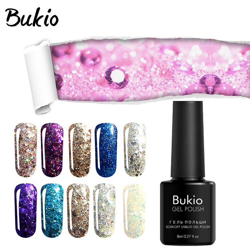 Bukio Glitter Golden 3D Diamond 8ml Gel Nail Polish Manicure Soak Off UV LED French Professional Design Gel Lacquer Nail, 61white
Bukio Glitter Golden 3D Diamond 8ml Gel Nail Polish Manicure Soak Off UV LED French Professional Design Gel Lacquer Nail, 61white