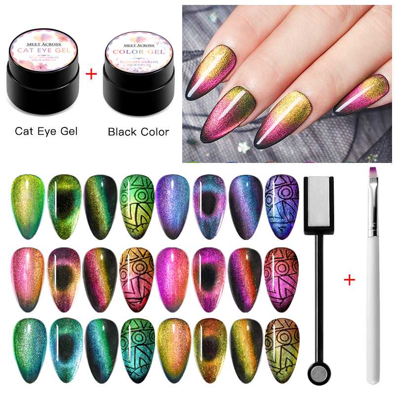 MEET ACROSS 8ml Cat Eye Gel Nail Polish Set Soak Off Nail Art Gel Polish Magnetic Long Lasting Cat Eye UV Varnish
MEET ACROSS 8ml Cat Eye Gel Nail Polish Set Soak Off Nail Art Gel Polish Magnetic Long Lasting Cat Eye UV Varnish