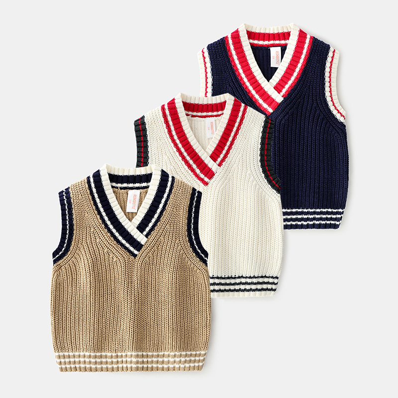 baby Boy kids clothing sweater Vest V-neck Knitted Solid Color Pullover sweater 100% Cotton Boutique Girl boy spring fall sweater, Black
baby Boy kids clothing sweater Vest V-neck Knitted Solid Color Pullover sweater 100% Cotton Boutique Girl boy spring fall sweater, Black