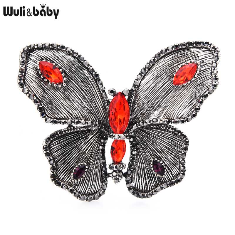 Pins, Brooches Wuli&baby Rhinestone Butterfly Women Vintage Metal 2-color Insects Party Casual Brooch Pins Gifts
Pins, Brooches Wuli&baby Rhinestone Butterfly Women Vintage Metal 2-color Insects Party Casual Brooch Pins Gifts