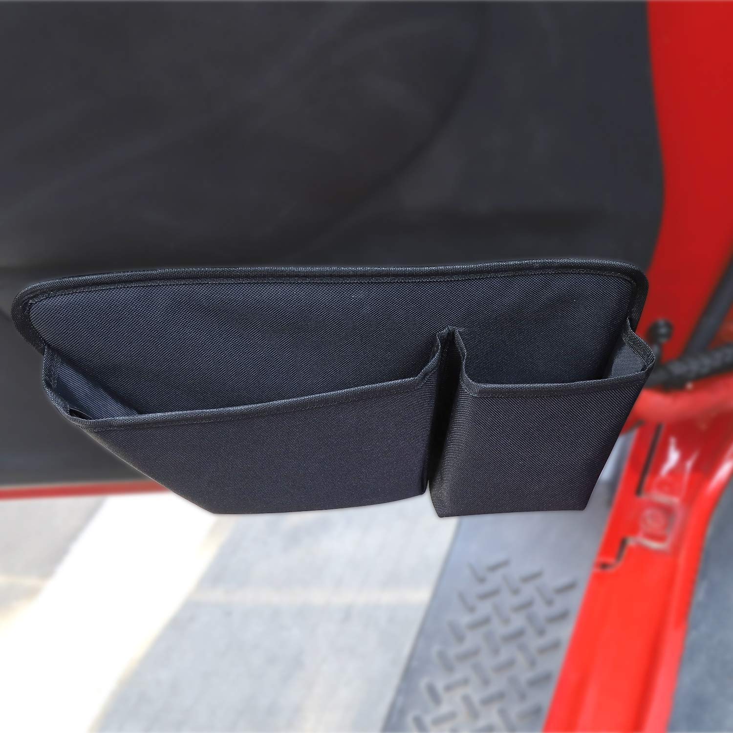 Car Organizer ,Front Door Storage Pockets Interior Organizer Accessories For Jeep Wrangler JK 2011-2017 Auto Internal Accessories