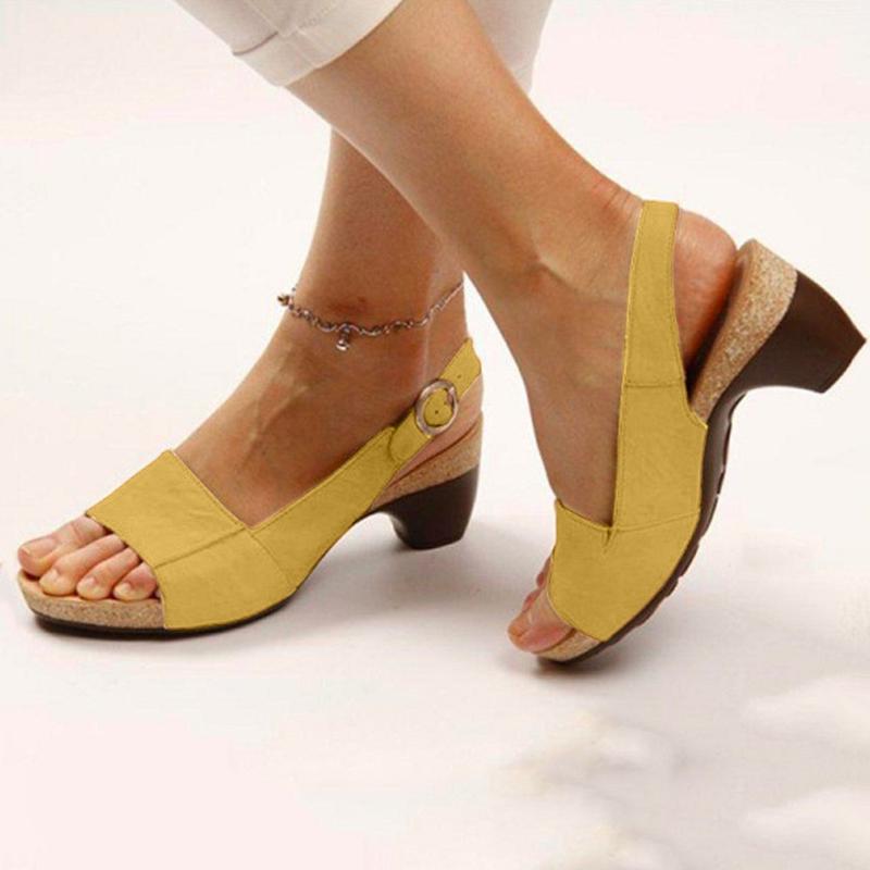 2020 Elegant Low Chunky Heel Comfy Sandals Woman Shoes Summer Footwear Pumps Open Toe Ankle Buckle Casual Sandal#h4, Blue
2020 Elegant Low Chunky Heel Comfy Sandals Woman Shoes Summer Footwear Pumps Open Toe Ankle Buckle Casual Sandal#h4, Blue